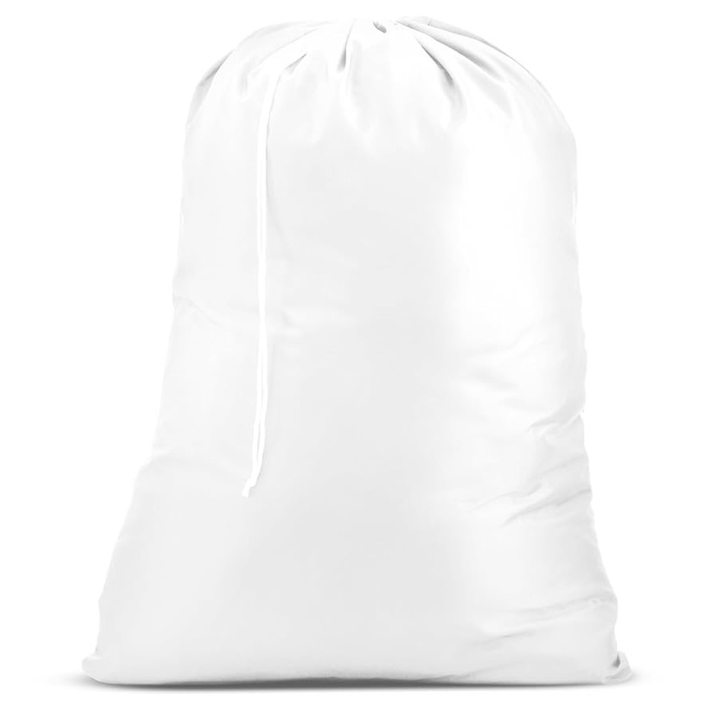 ⭐️White Laundry Bag with M Initial on it⭐️